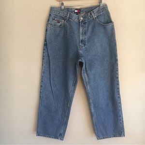 Vintage 1999 Tommy Hilfiger jeans Flag Baggy Fit 34